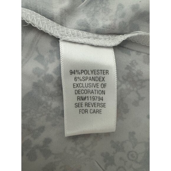 Red White Blue Abstract Sublimation Embellished Dress Size 1X 16‎ 18 Summer Plus - Picture 6 of 10